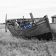 Abandoned fishing boat